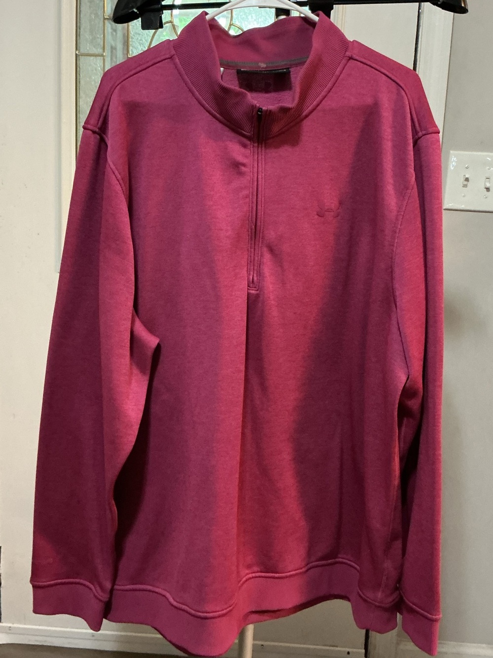 Under Armour Magenta 1/4-Zip ColdGear Pullover